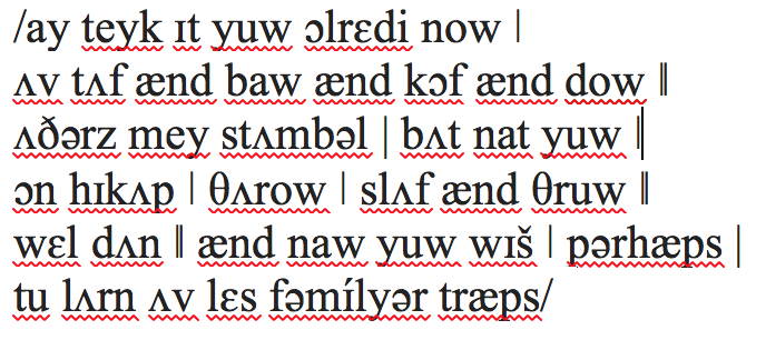 transcription of poem
